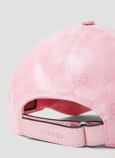 Gucci GG High Shine Baseball Cap Pink guc0154051