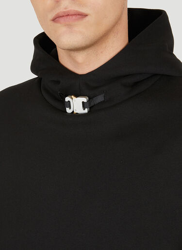 1017 ALYX 9SM Buckle Hooded Sweatshirt Black aly0151016