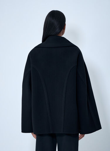 The Row Temur Coat Black row0263005