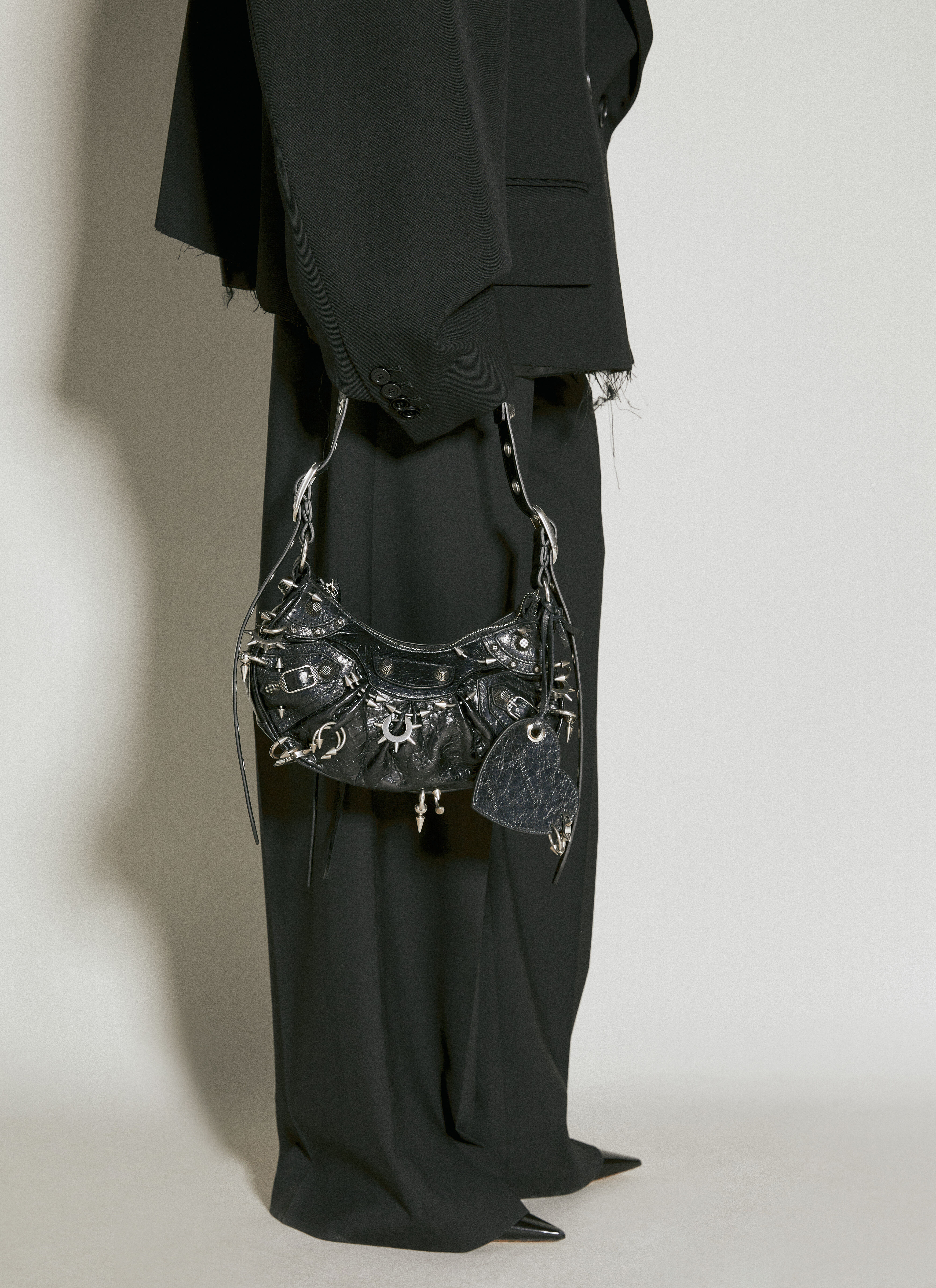 Balenciaga Le Cagole XS Shoulder Bag Black bal0256004