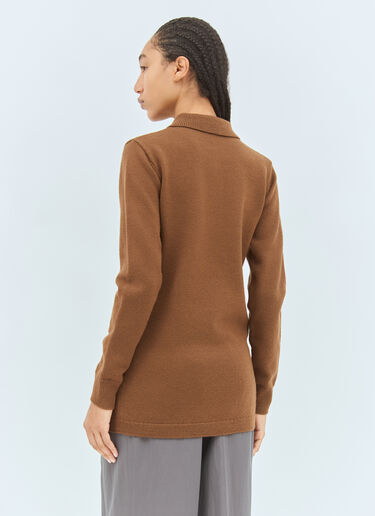 Dries Van Noten Polo Sweater Brown dvn0258026