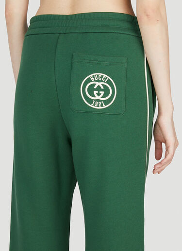Gucci Interlocking G Track Pants Green guc0253072