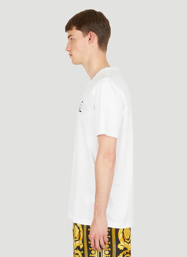 Versace Greca Print T-Shirt White ver0149021