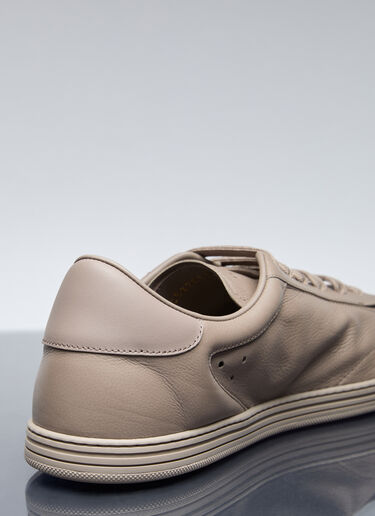 Dolce & Gabbana Saint Tropez 皮革运动鞋 米色 dol0156013