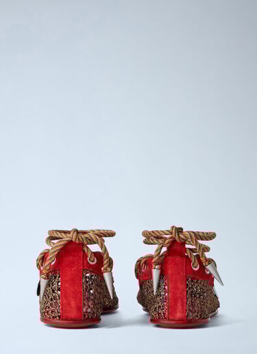 Kiko Kostadinov Reticella Flats Red kko0264015