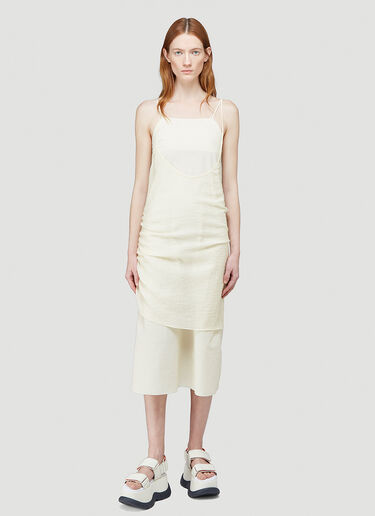 Ader Error Classic Dress White adr0244001