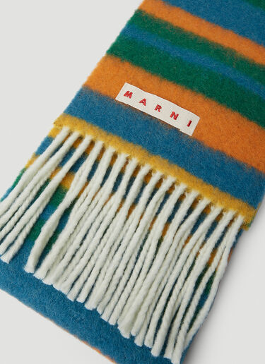 Stripe Scarf Marni Stripe Scarf Green mni0151036