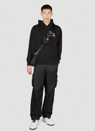 Kenzo Boke Flower Hooded Sweatshirt Black knz0152027