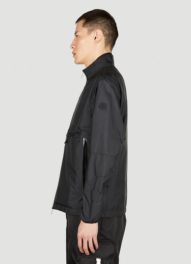 Moncler Logo Patch Track Jacket Black mon0152040