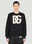 Dolce & Gabbana Distressed Logo Sweater Black dol0152006