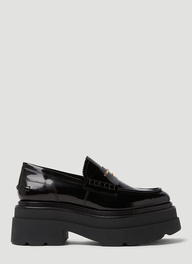 Alexander Wang Carter Platform Loafers Black awg0249054