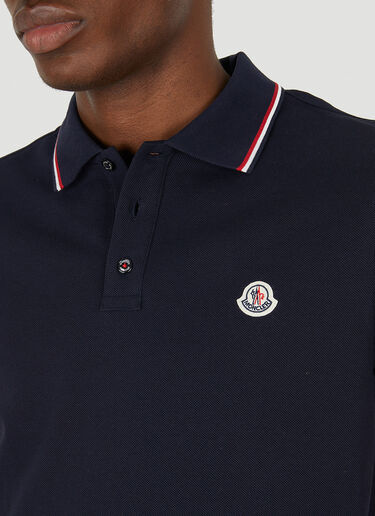 Moncler Logo Polo Shirt Blue mon0148009