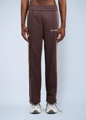 Palm Angels Classic Logo Vintage Track Pants Brown pma0164134