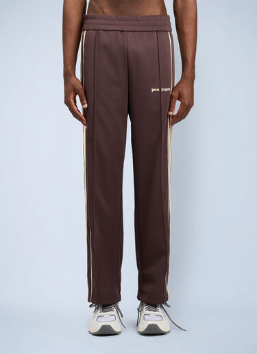 Palm Angels Classic Logo Vintage Track Pants Brown pma0164134