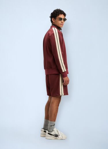 Logo Motif Track Jacket Palm Angels Logo Motif Track Jacket Bordeaux pma0160022