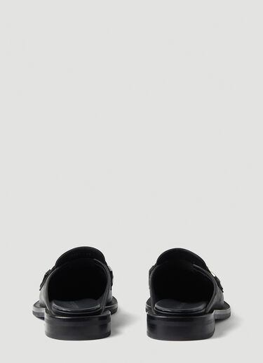 Martine Rose Bulb Toe Chain Mules Black mtr0152015