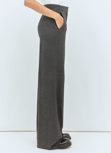 Max Mara Herringbone Pants Grey max0258017