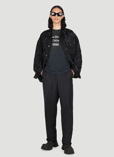 Acne Studios 做旧牛仔夹克 黑色 acn0352009