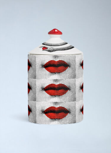 Fornasetti Small Se Poi Bocche Candle Multicolour wps0691906