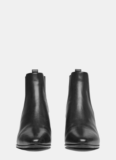 Saint Laurent Rock 40 Heeled Chelsea Boots Black sla0226018