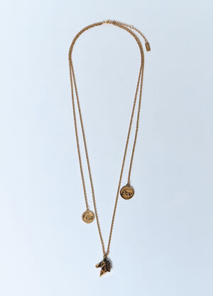 Chloé Charms Necklace Beige chl0259043