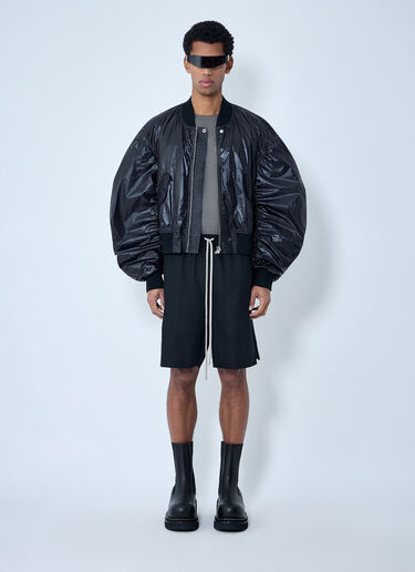 Rick Owens Oversized Bomber Jacket Black ric0163001