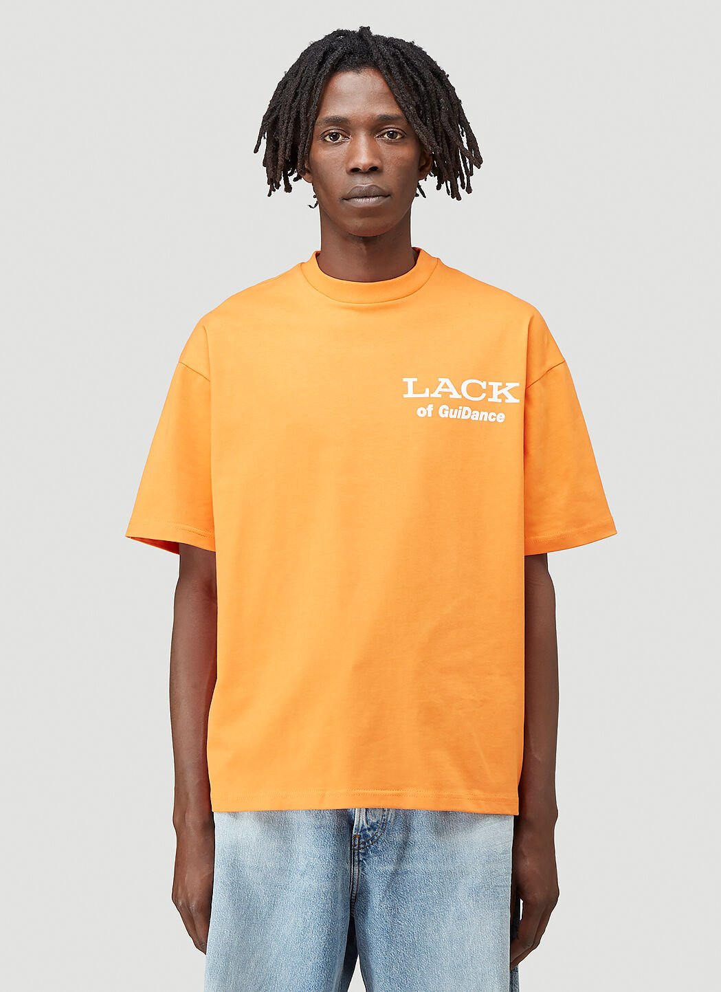 Lack of Guidance Alessandro T Shirt in Orange LN CC