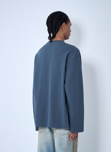 Acne Studios Logo Motif T-Shirt Grey acn0160009