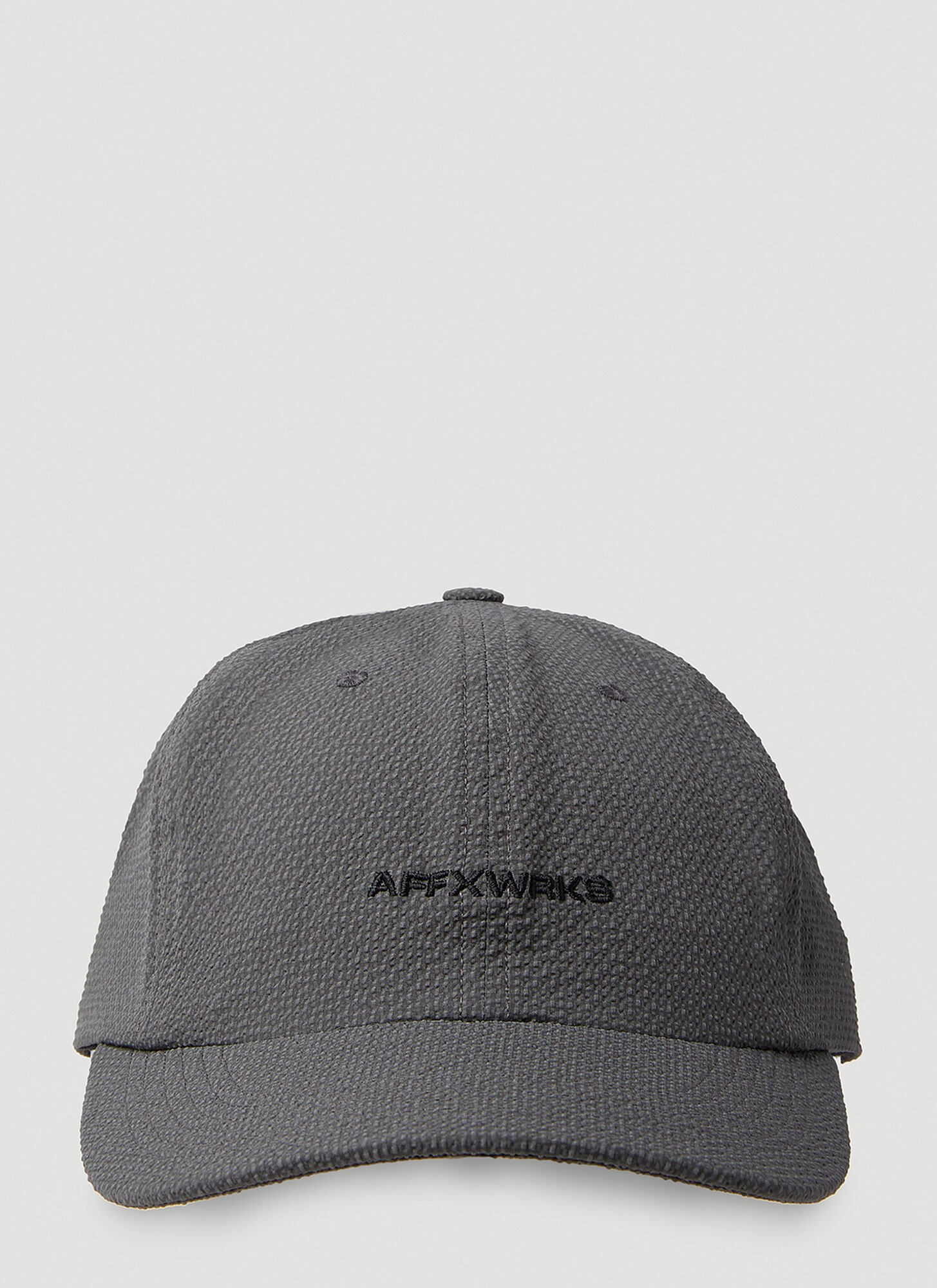 Affxwrks Textured Baseball Cap In Grey