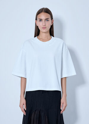 Marni Oversized Cotton T-Shirt White mni0265010