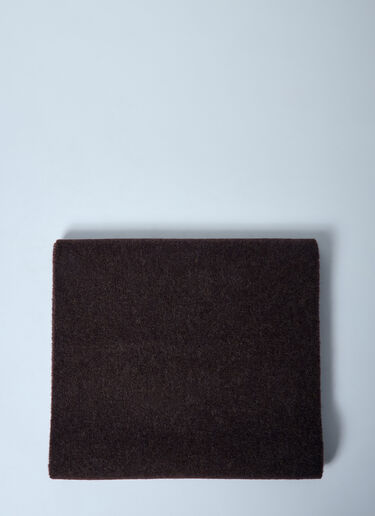 Acne Studios Fringe Wool Scarf Brown acn0259022