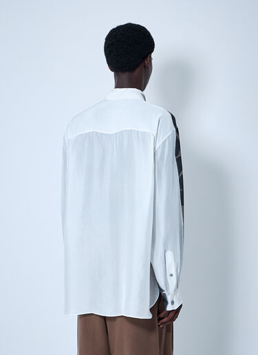 Dries Van Noten フローラルシルクシャツ  ブラウン dvn0160010