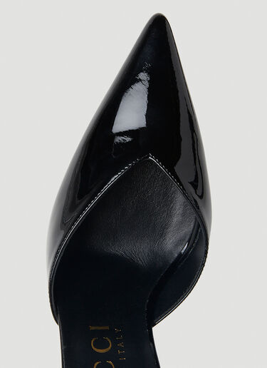 Patent High Heel Pumps Gucci Patent High Heel Pumps Black guc0251081