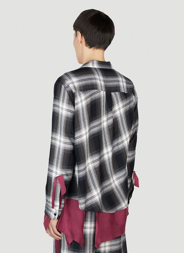 Sulvam Open Collar Shirt Black sul0152006