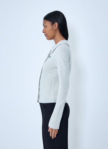 Chloé Logo Cardigan Grey chl0263033