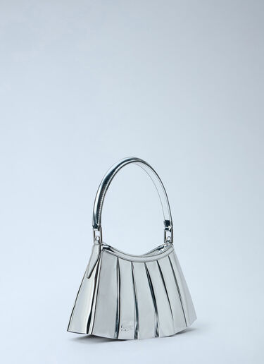 LN-CC® - Lacoste: Runway Small Lenglen Mirror Leather Purse - Silver Lacoste Runway Small Lenglen Mirror Leather Purse Silver lac0266004