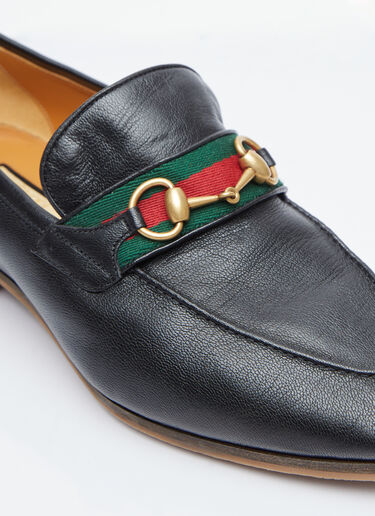 Gucci Horsebit Web Loafers Black guc0154022