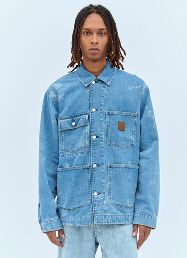 Carhartt WIP Stamp Denim Jacket Blue wip0157002