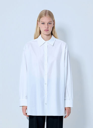 The Row Luka Cotton Shirt White row0264102