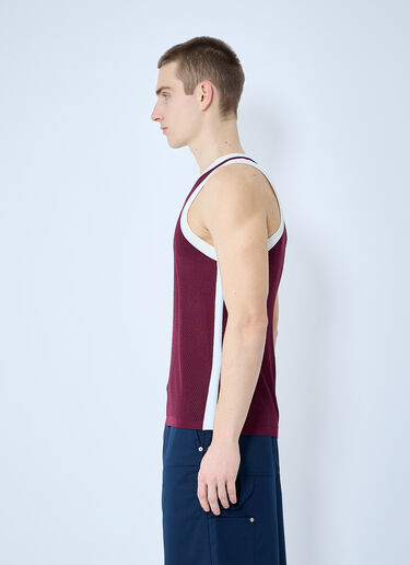 Wales Bonner Rio Tank Top Burgundy wbn0160011