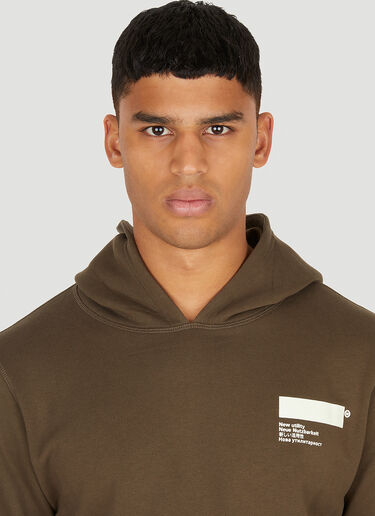 AFFXWRKS Standardised Hooded Sweatshirt Brown afx0150014