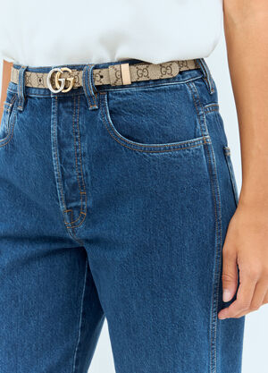 Gucci GG Marmont Reversible Thin Belt Burgundy guc0257070