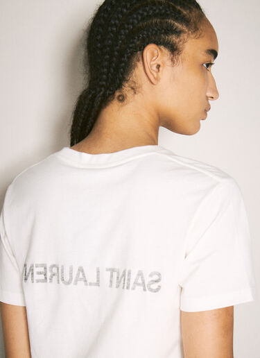 Saint Laurent Reverse T-Shirt White sla0251008