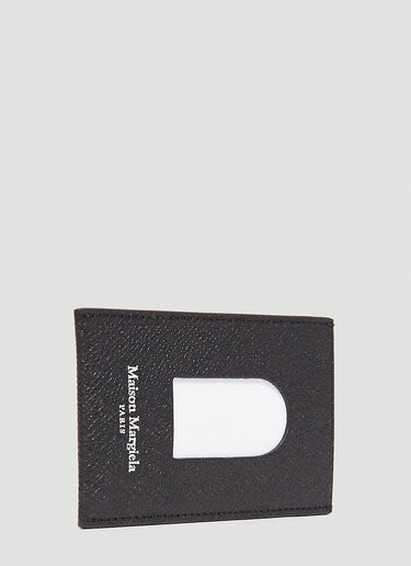 Maison Margiela Leather Card Sleeve Black mla0143057