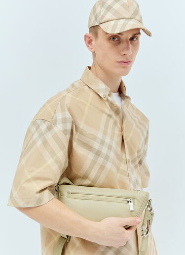 Burberry Shield Crossbody Bag Khaki bur0155109