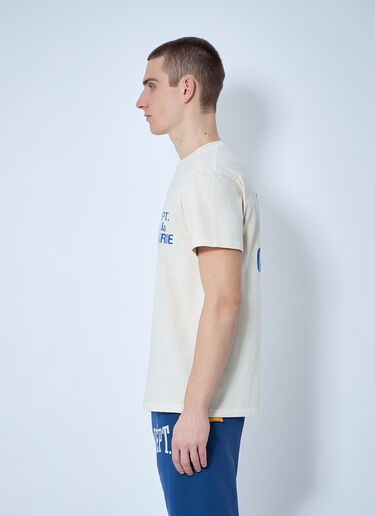 Gallery Dept. French Logo Print T-Shirt Cream gdp0160009