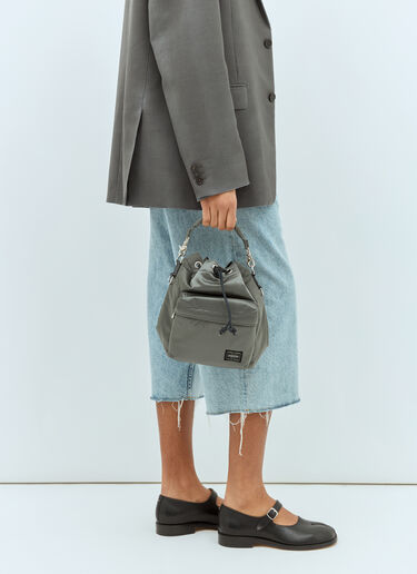 Porter-Yoshida & Co Small Balloonsac Crossbody Bag Silver por0358005