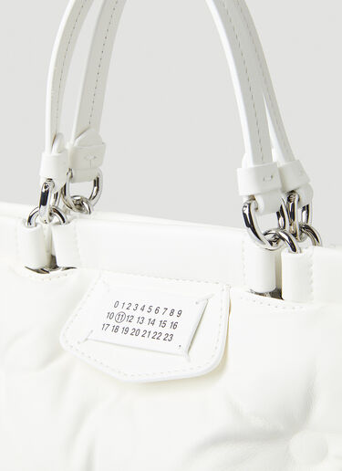 Maison Margiela Glam Slam Shopping Handbag White mla0248035
