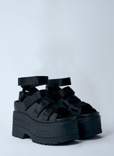 UGG Goldenrise 厚底凉鞋  黑色 ugg0260004
