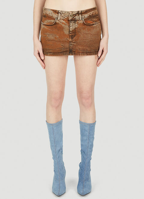 Guess USA Denim Mini Skirt Black gue0254006